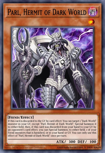 Parl, Hermit of Dark World, Structure Deck: Dark World SR13-EN003