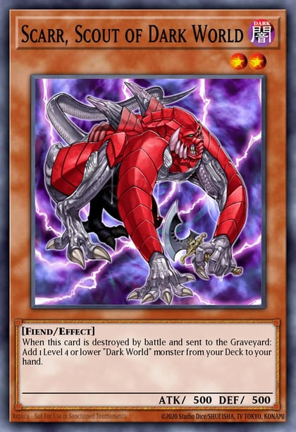 Scarr, Scout of Dark World, Structure Deck: Dark World SR13-EN012
