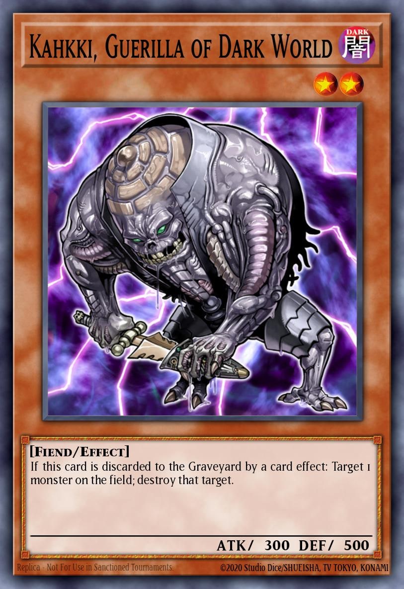 Kahkki, Guerilla of Dark World, Structure Deck: Dark World SR13-EN013