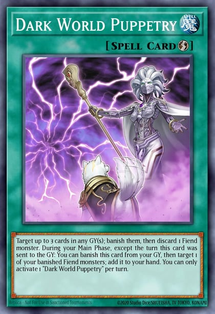 Dark World Puppetry, Structure Deck: Dark World SR13-EN025