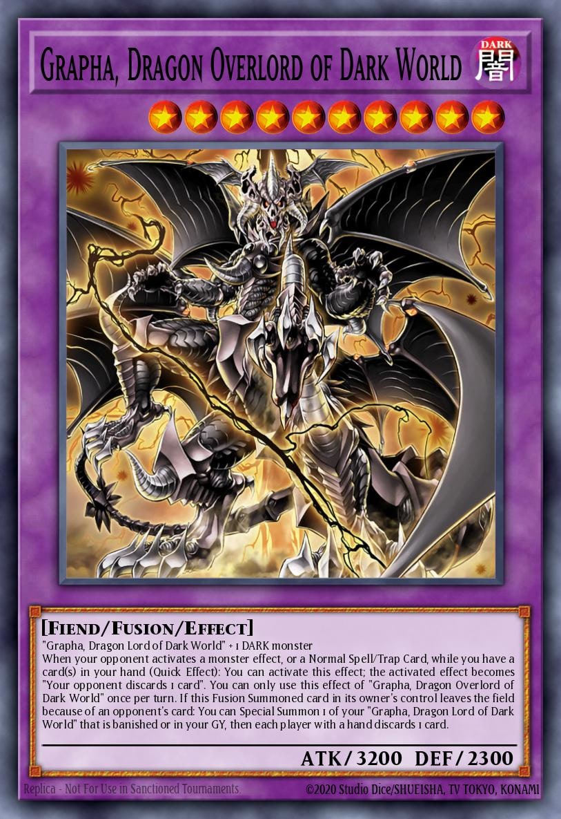 Grapha, Dragon Overlord of Dark World, Structure Deck: Dark World SR13-EN041