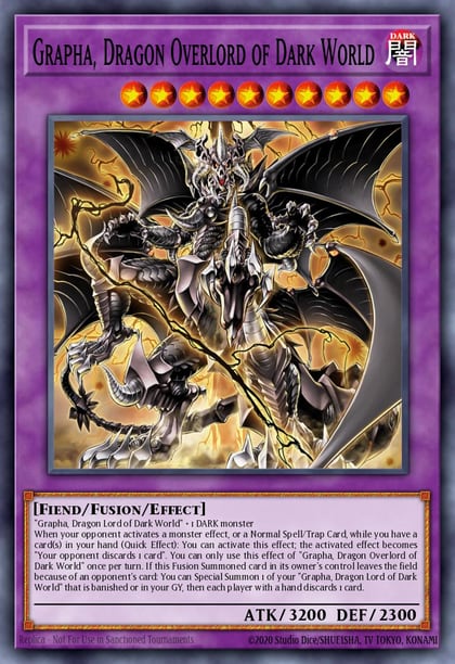 Grapha, Dragon Overlord of Dark World, Structure Deck: Dark World SR13-EN041