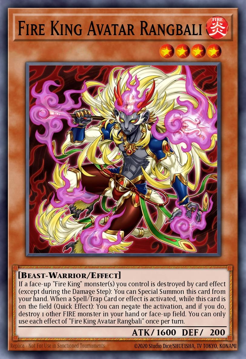 Fire King Avatar Rangbali, Structure Deck: Fire Kings SR14-EN003