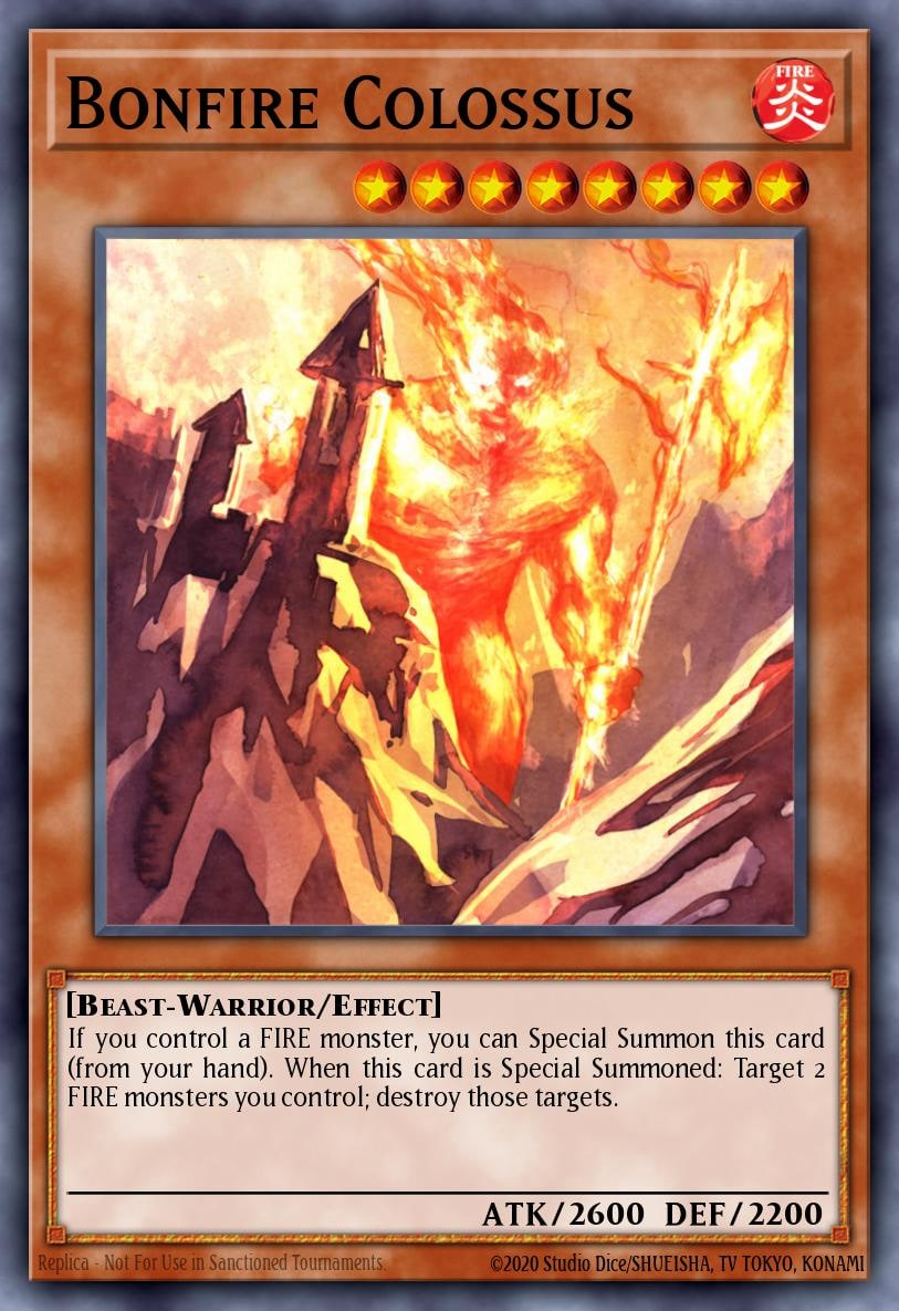 Bonfire Colossus, Structure Deck: Fire Kings SR14-EN016