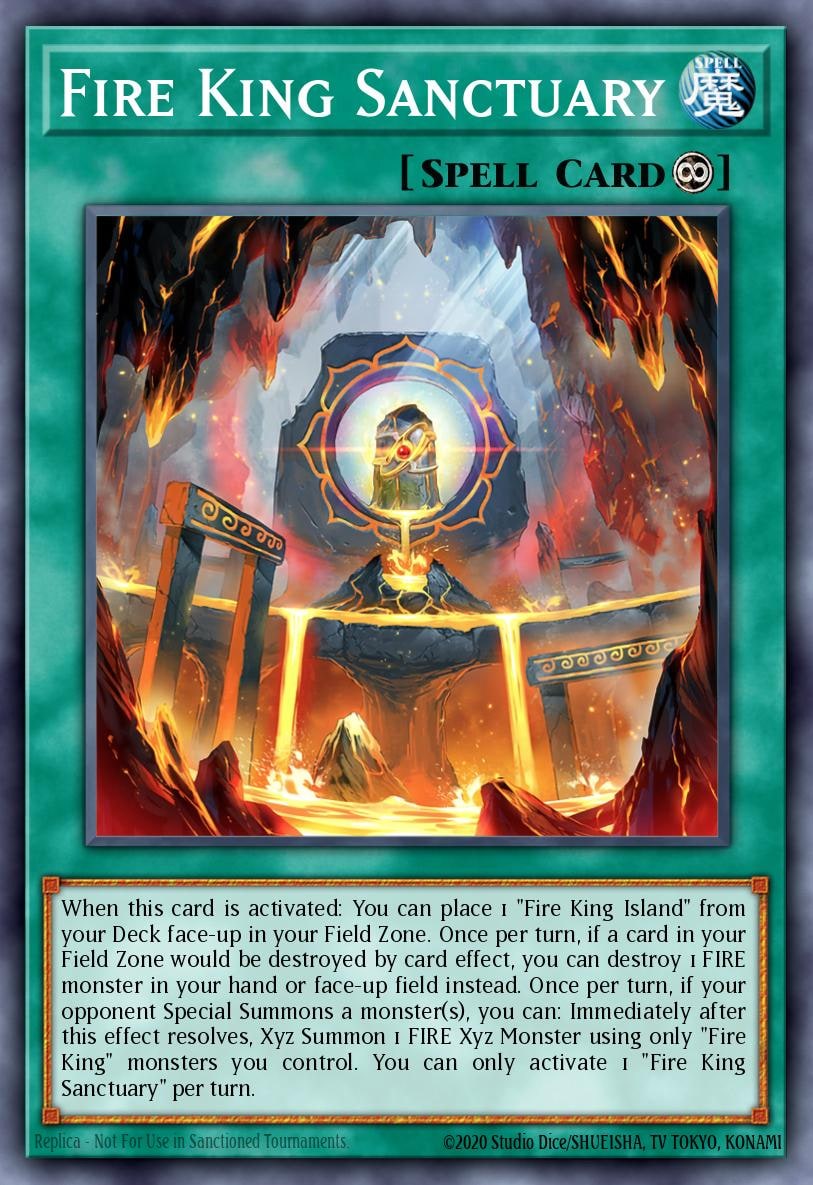 Fire King Sanctuary, Structure Deck: Fire Kings SR14-EN024