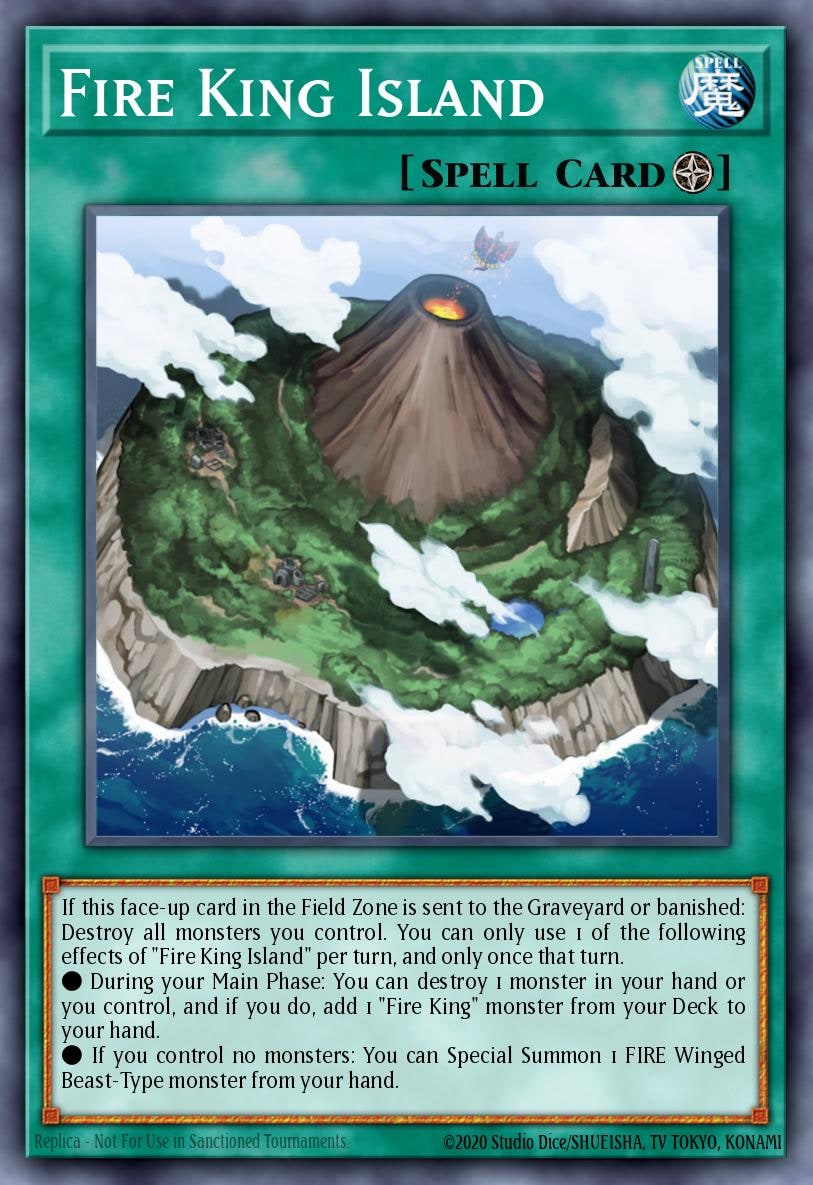 Fire King Island, Structure Deck: Fire Kings SR14-EN048