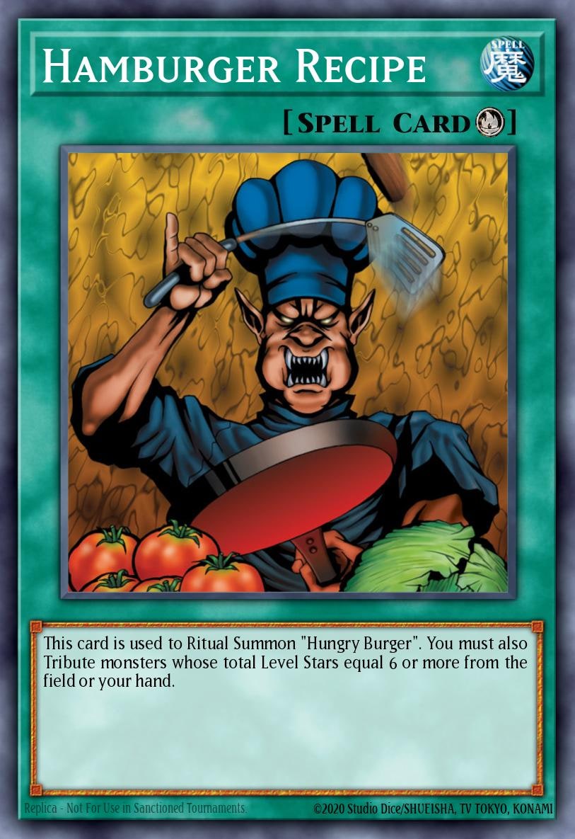 Hamburger Recipe, Spell Ruler SRL-063