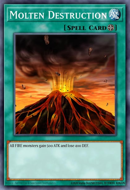 Molten Destruction, Spell Ruler (Worldwide English) SRL-EN098
