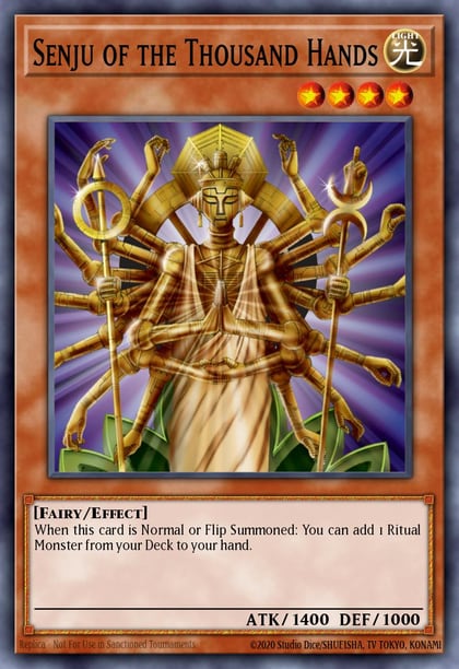 Senju of the Thousand Hands, Spell Ruler (25th Anniversary Edition) SRL-EN080