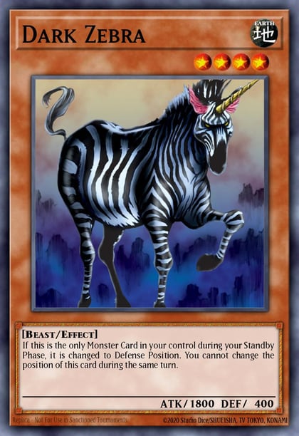 Dark Zebra, Spell Ruler (25th Anniversary Edition) SRL-EN084