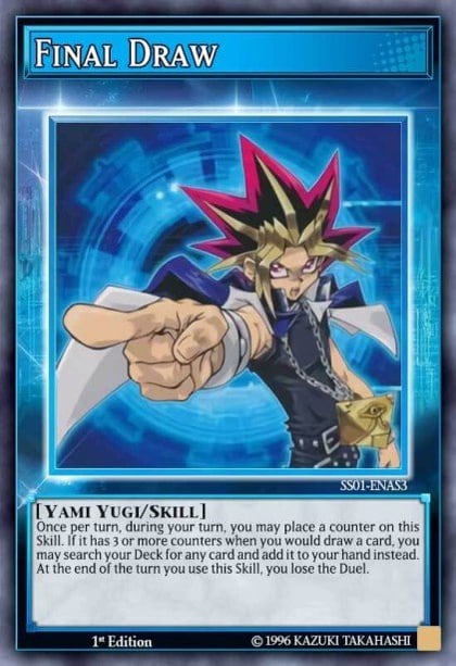 Final Draw, Speed Duel Decks: Destiny Masters SS01-ENAS3