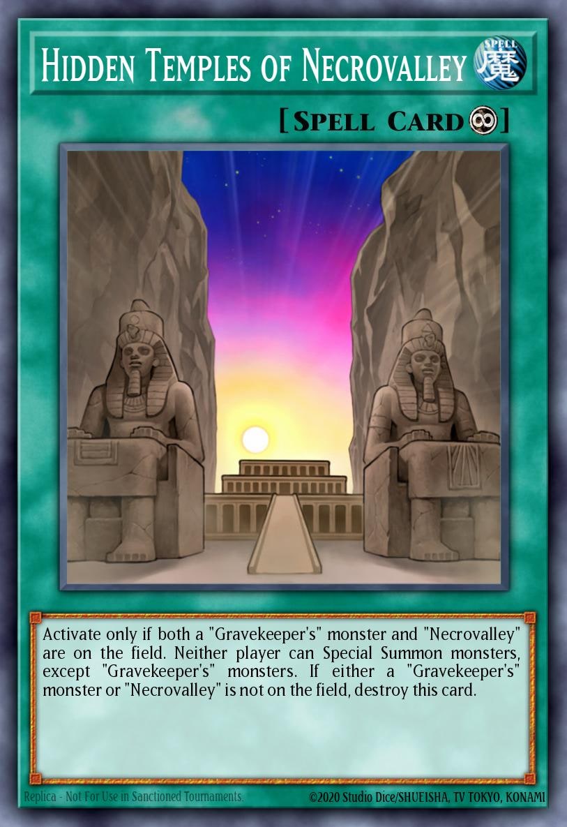 Hidden Temples of Necrovalley, Speed Duel Decks: Destiny Masters SS01-ENB13