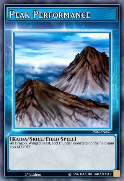Peak Performance, Speed Duel Decks: Duelists of Tomorrow SS02-ENAS1