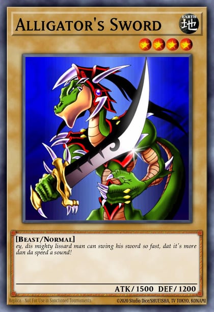 Alligator's Sword, Speed Duel Decks: Duelists of Tomorrow SS02-ENB05