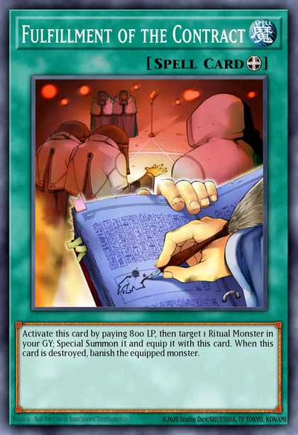 Fulfillment of the Contract, Speed Duel Decks: Match of the Millennium SS04-ENB23