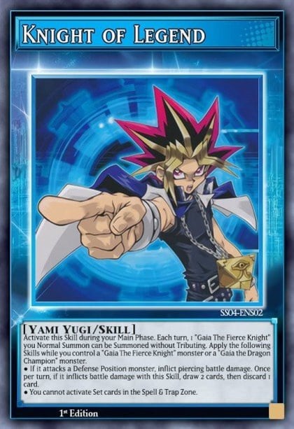 Knight of Legend, Speed Duel Decks: Match of the Millennium SS04-ENS02