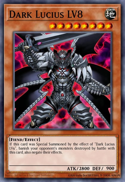 Dark Lucius LV8, Speed Duel Decks: Twisted Nightmares SS05-ENB08