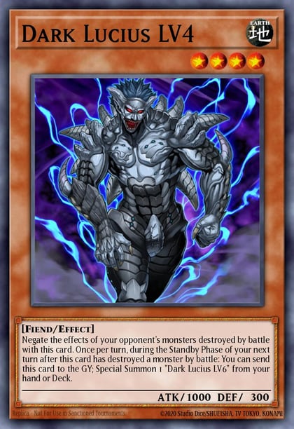 Dark Lucius LV4, Speed Duel Decks: Twisted Nightmares SS05-ENB10