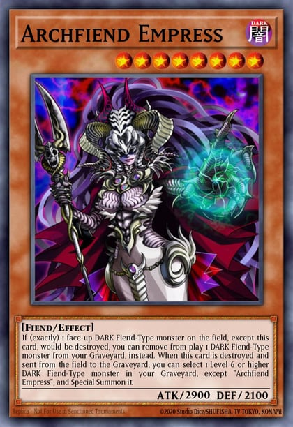 Archfiend Empress, Starstrike Blast STBL-EN000