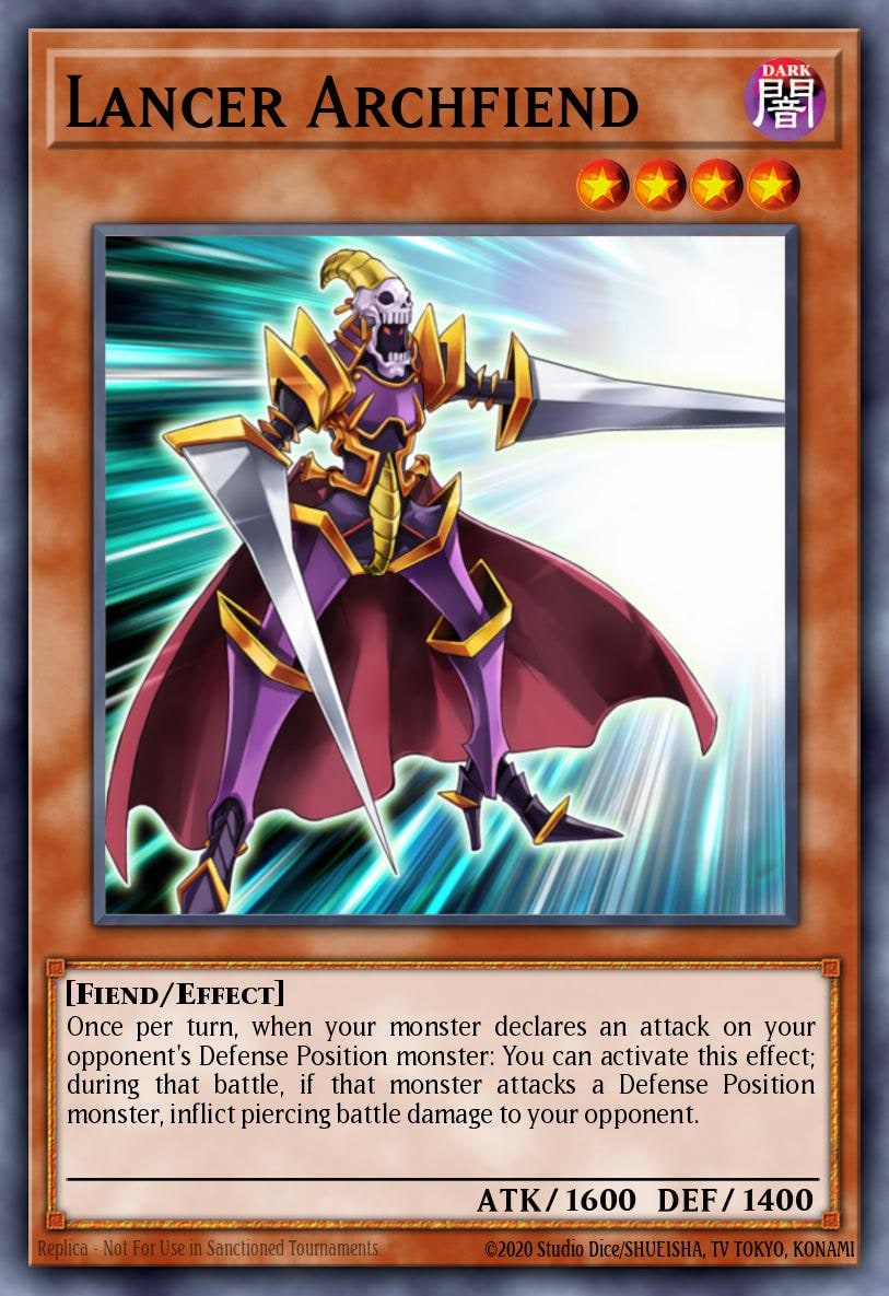 Lancer Archfiend, Starstrike Blast STBL-EN009