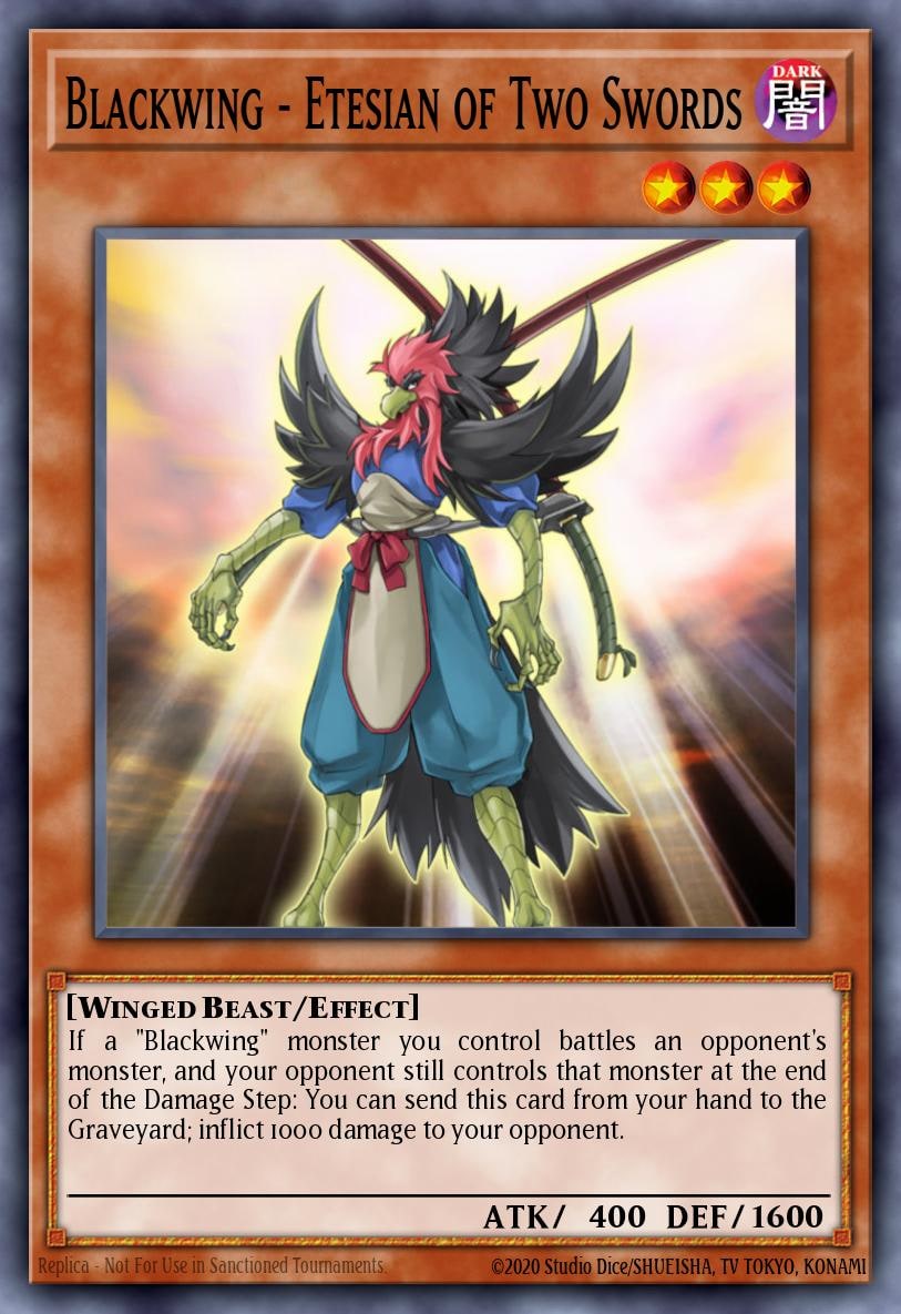 Blackwing - Etesian of Two Swords, Starstrike Blast STBL-EN015