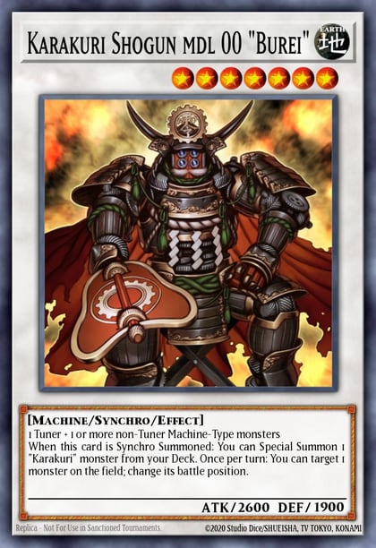 Karakuri Shogun mdl 00 "Burei", Starstrike Blast STBL-EN043
