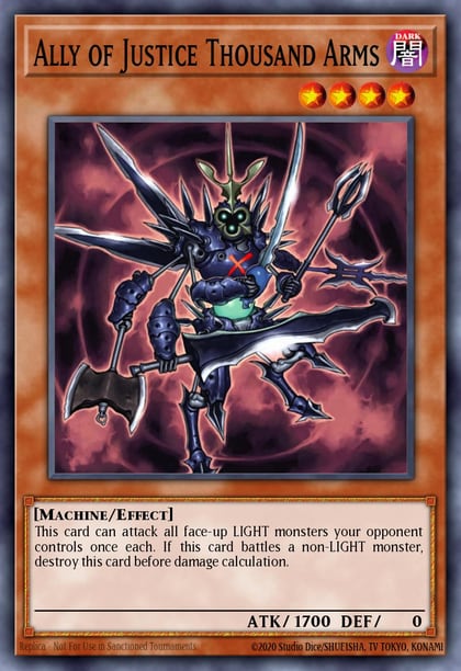 Ally of Justice Thousand Arms, Starstrike Blast STBL-EN093