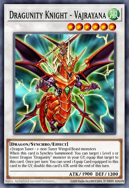 Dragunity Knight - Vajrayana, Starstrike Blast STBL-EN097