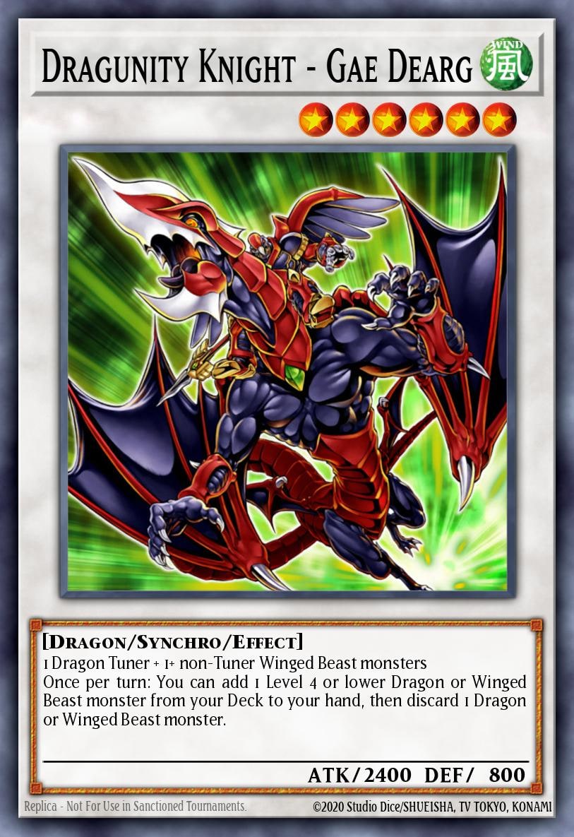 Dragunity Knight - Gae Dearg, Starstrike Blast STBL-EN098