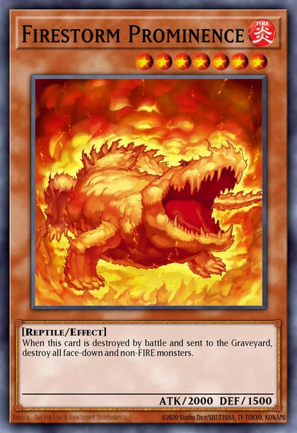 Firestorm Prominence, Strike of Neos STON-EN026