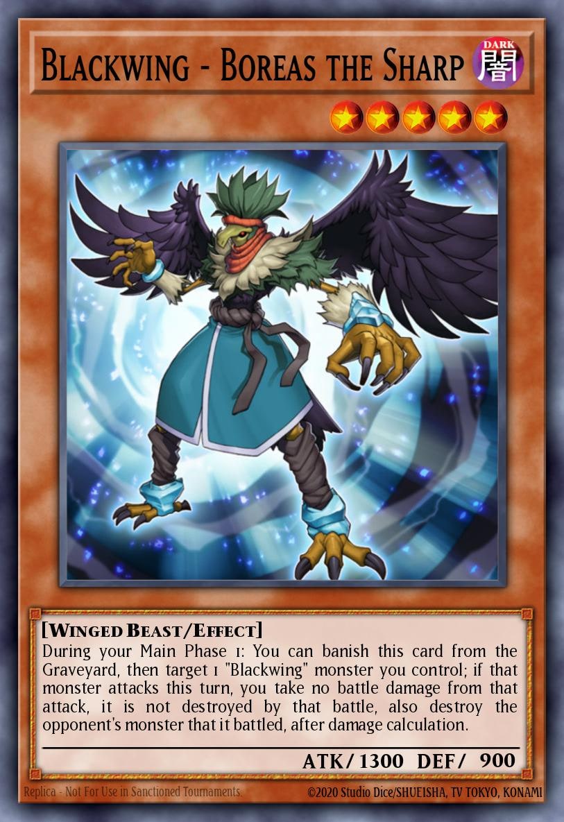 Blackwing - Boreas the Sharp, Storm of Ragnarok STOR-EN007