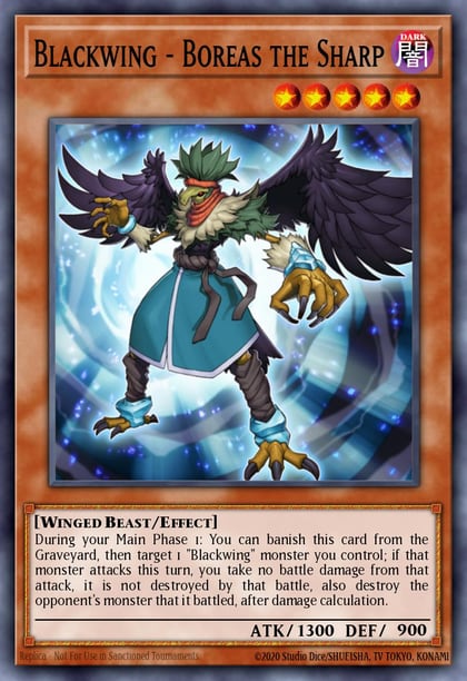 Blackwing - Boreas the Sharp, Storm of Ragnarok STOR-EN007