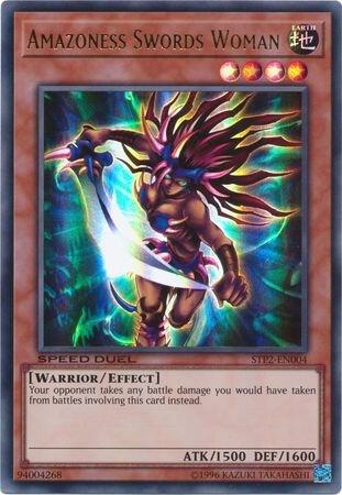 Amazoness Swords Woman, Speed Duel: Tournament Pack 2 STP2-EN004