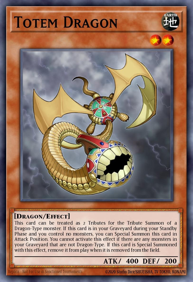 Totem Dragon, Speed Duel: Tournament Pack 6 STP6-EN008