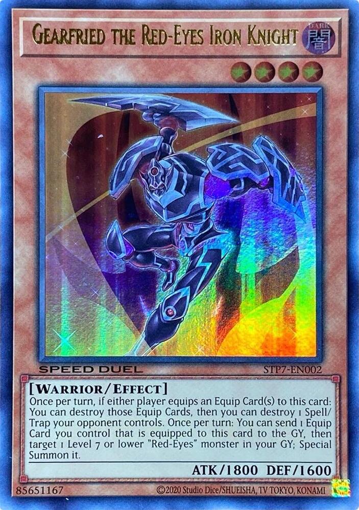 Gearfried the Red-Eyes Iron Knight, Speed Duel: Tournament Pack 7 STP7-EN002