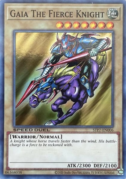 Gaia The Fierce Knight, Speed Duel: Tournament Pack 7 STP7-EN006