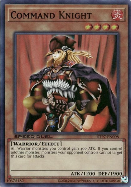 Command Knight, Speed Duel: Tournament Pack 7 STP7-EN008