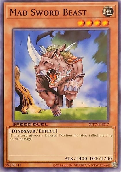 Mad Sword Beast, Speed Duel: Tournament Pack 7 STP7-EN017