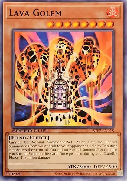 Lava Golem, Speed Duel: Tournament Pack 7 STP7-EN018