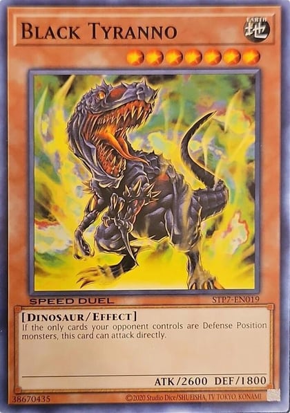 Black Tyranno, Speed Duel: Tournament Pack 7 STP7-EN019