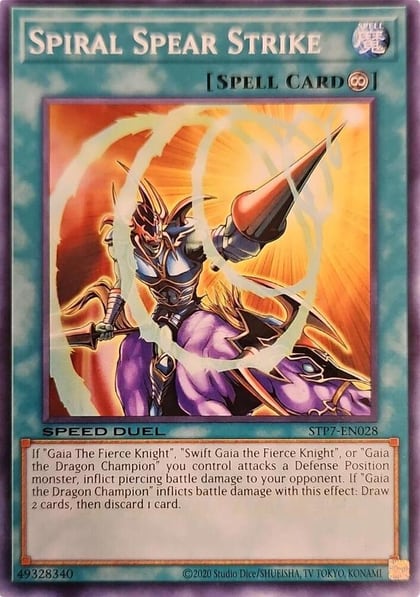 Spiral Spear Strike, Speed Duel: Tournament Pack 7 STP7-EN028