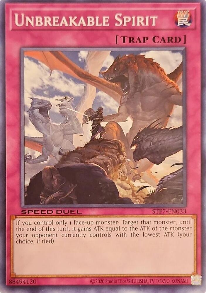 Unbreakable Spirit, Speed Duel: Tournament Pack 7 STP7-EN033
