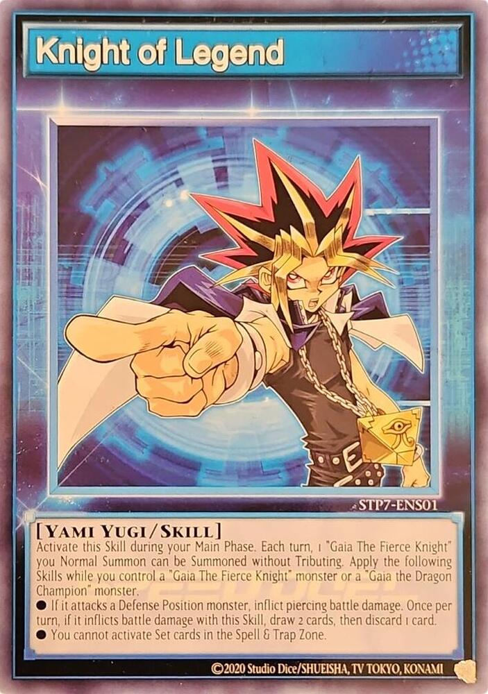 Knight of Legend, Speed Duel: Tournament Pack 7 STP7-ENS01
