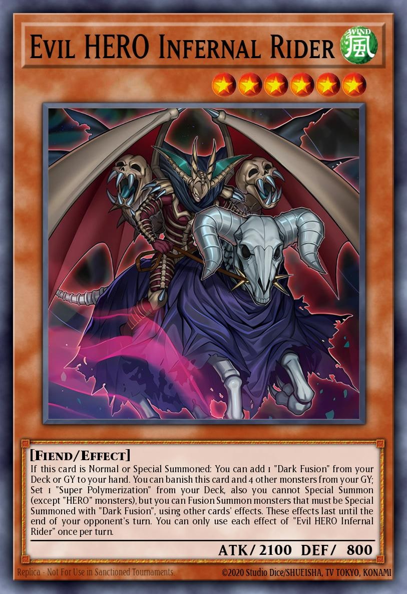 Evil HERO Infernal Rider, Supreme Darkness SUDA-EN003