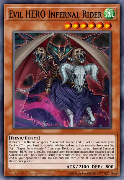 Evil HERO Infernal Rider, Supreme Darkness SUDA-EN003
