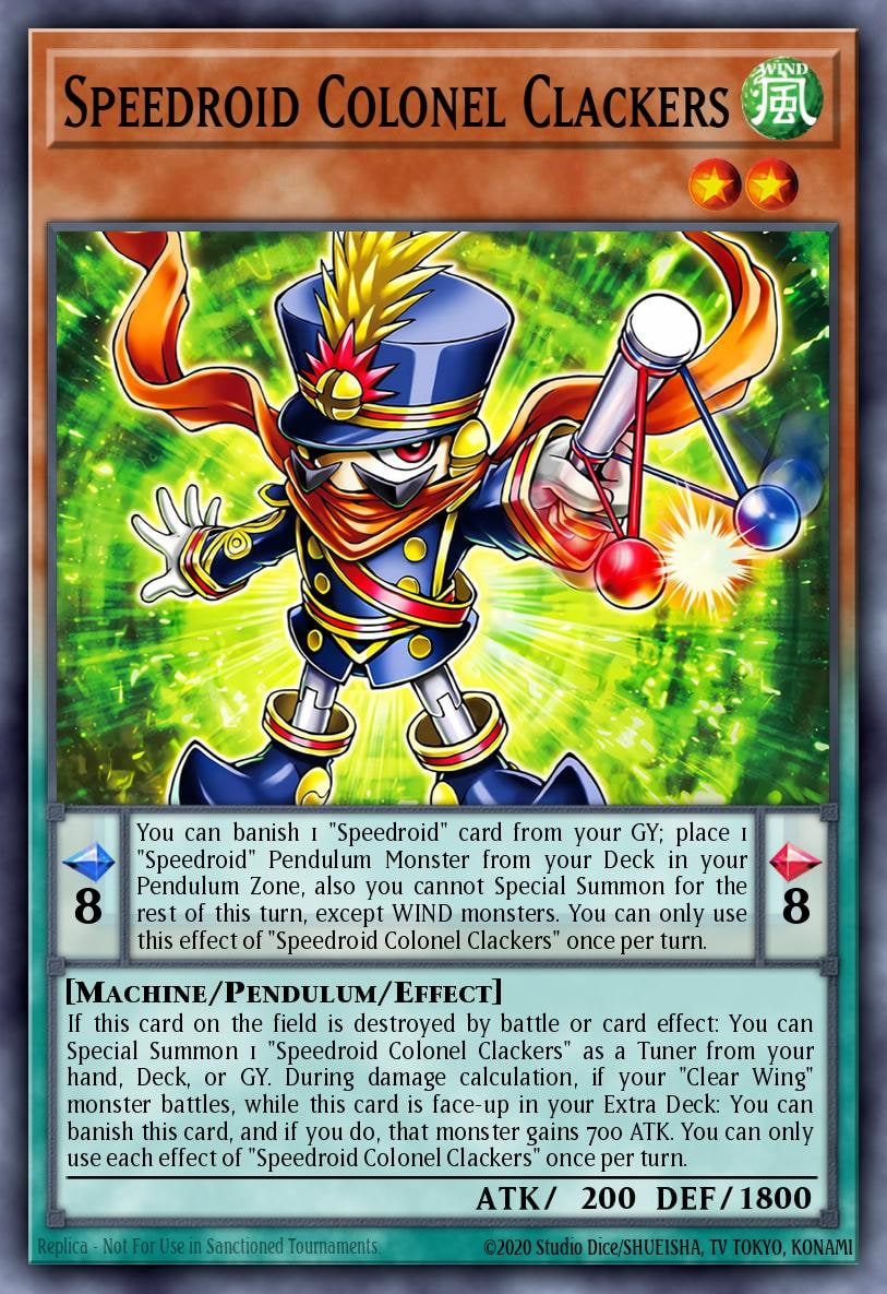 Speedroid Colonel Clackers, Supreme Darkness SUDA-EN006