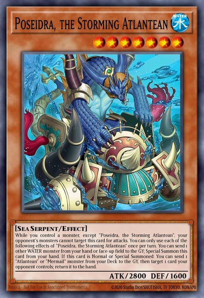 Poseidra, the Storming Atlantean, Supreme Darkness SUDA-EN016