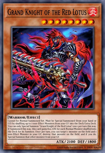 Grand Knight of the Red Lotus, Supreme Darkness SUDA-EN024
