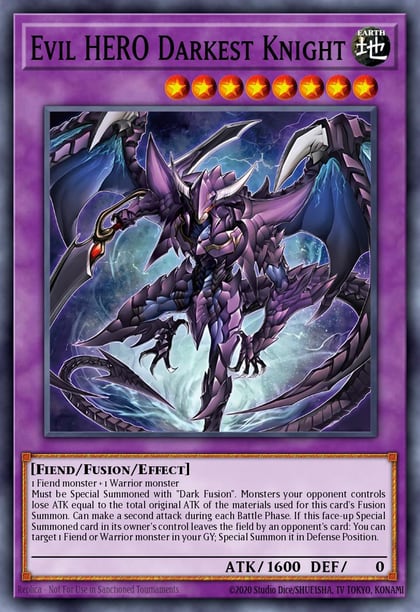 Evil HERO Darkest Knight, Supreme Darkness SUDA-EN033