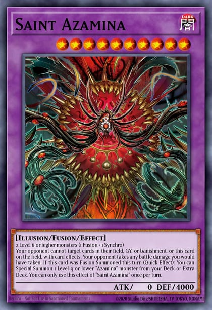 Saint Azamina (Quarter Century Secret Rare), Supreme Darkness SUDA-EN036